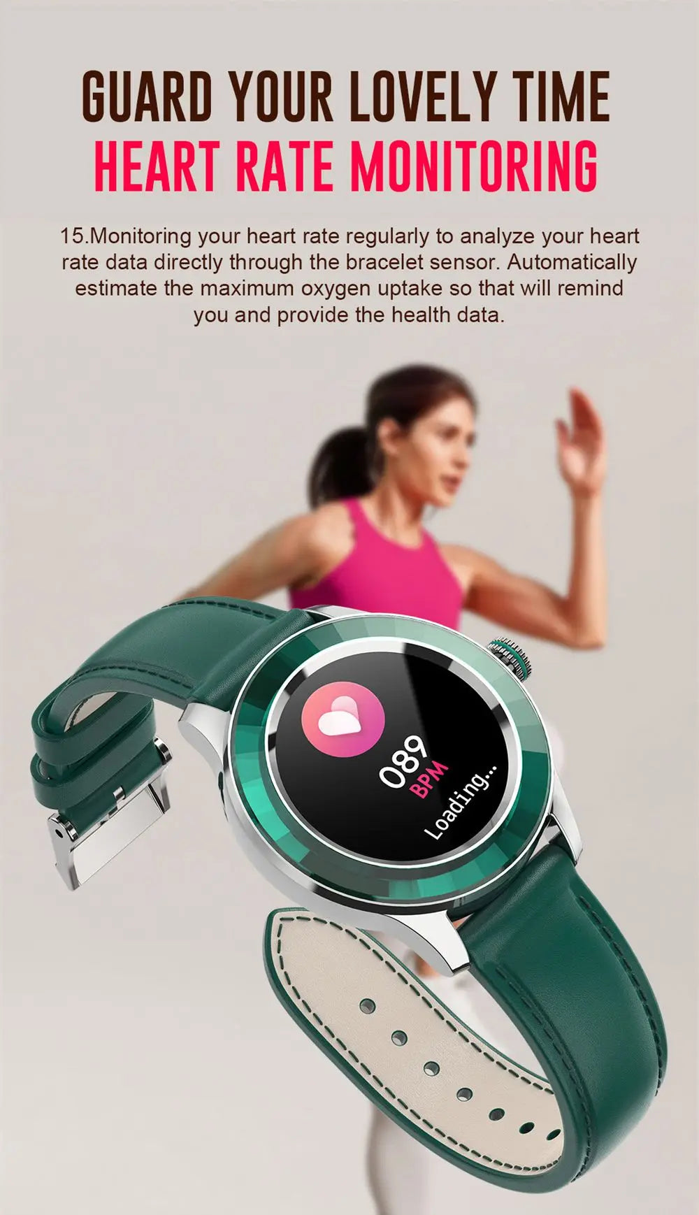 IP67 Waterproof Heart Rate Sleep Monitoring Smartwatch - FitnesWatches