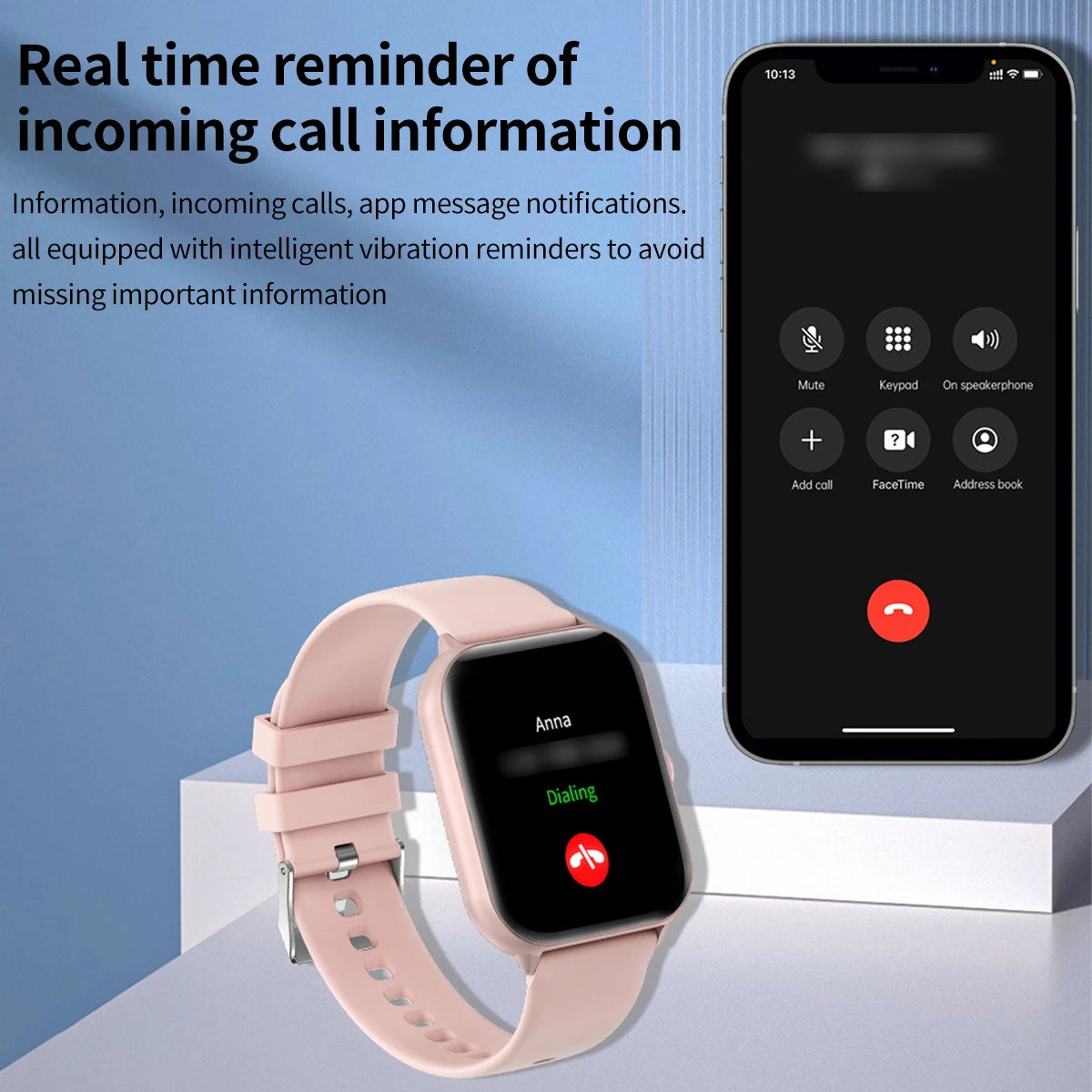 1.95 Inch Screen Bluetooth Call Smart Watch - FitnesWatches