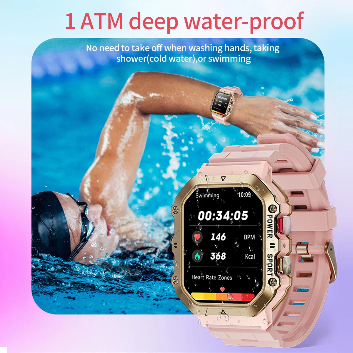 Deep Waterproof Long Battery Life Wristwatch - FitnesWatches