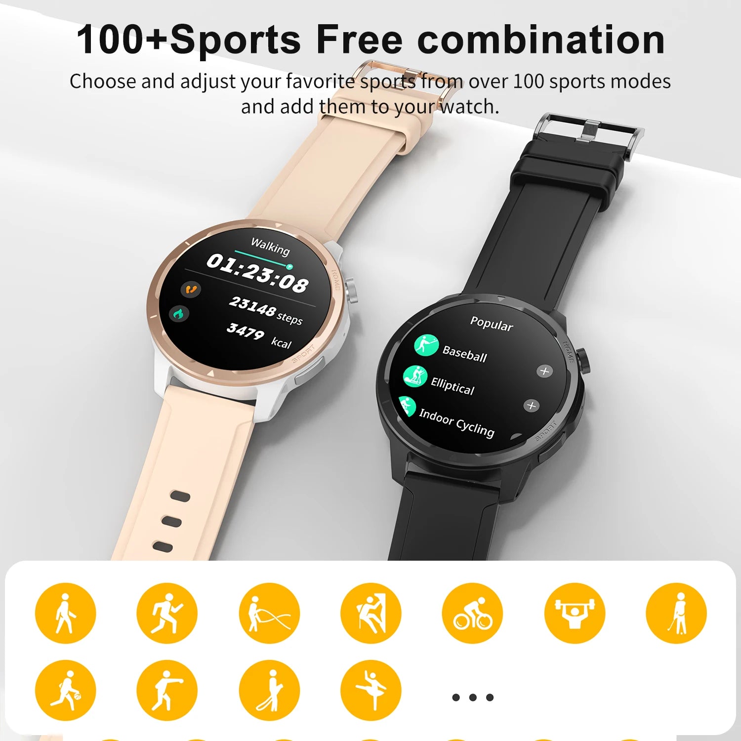 Fitness Sports Bluetooth Call Smart Watch - FitnesWatches