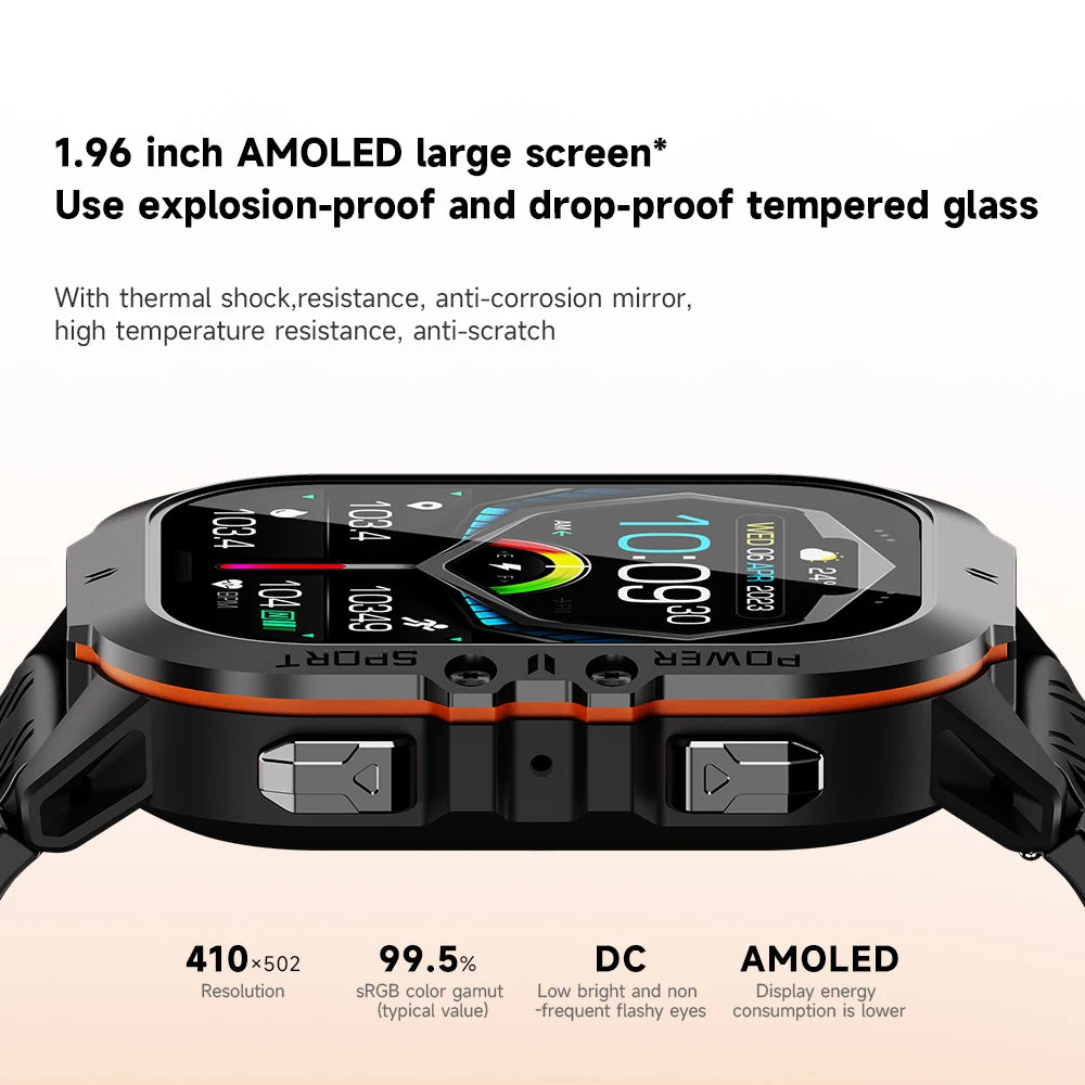 100+ Sports Modes Bluetooth Call Smartwatch - FitnesWatches