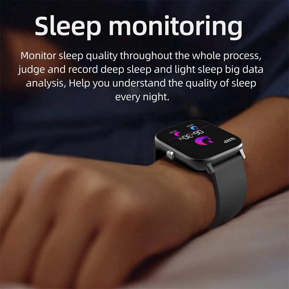 Fitness Tracker Heart Rate Sleep Monitoring Waterproof Smartwatch - FitnesWatches