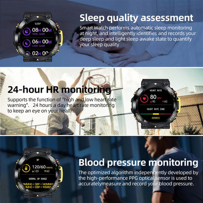 HD Screen 400mAh Long Battery Life Smartwatch - FitnesWatches