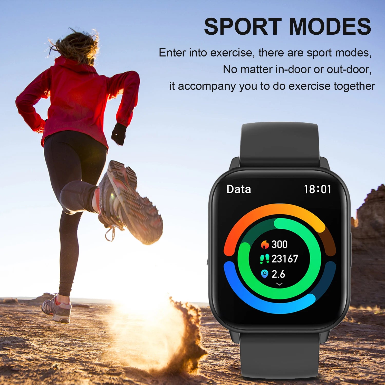 1.91" IPS Display Bluetooth Phone Call Sports Smartwatch - FitnesWatches