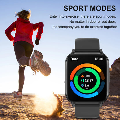 1.91" IPS Display Bluetooth Phone Call Sports Smartwatch - FitnesWatches