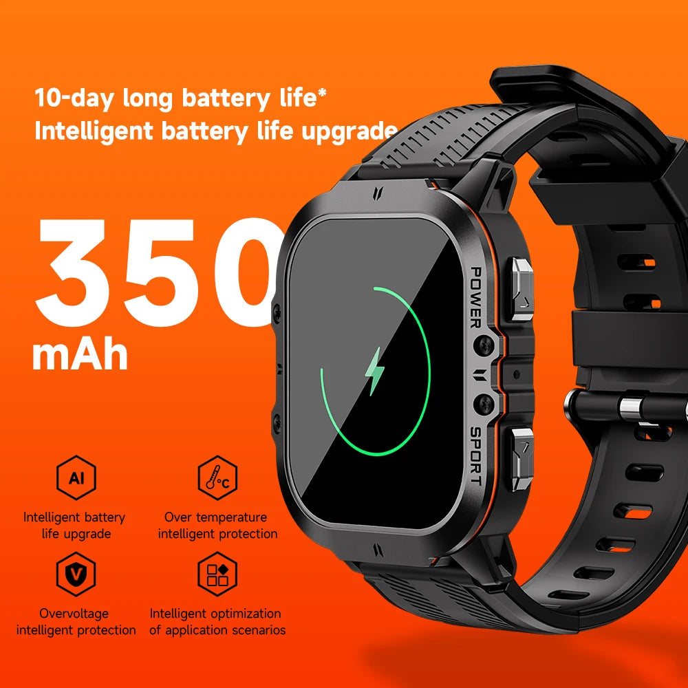 100+ Sports Modes Bluetooth Call Smartwatch - FitnesWatches