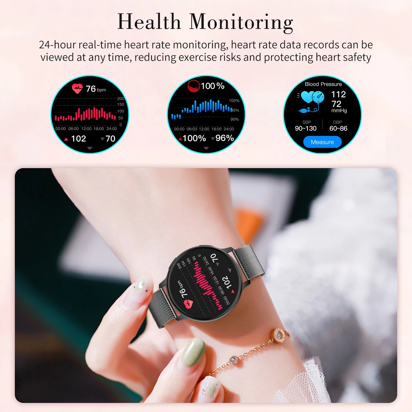 Fitness Tracker Multi Waterproof Sport Smartwatch - FitnesWatches